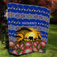 South Africa Christmas Quilt African Culture Protea Flower Safari Sunset