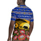 South Africa Christmas Rugby Jersey African Culture Protea Flower Safari Sunset