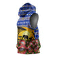 South Africa Christmas Sleeveless Hoodie African Culture Protea Flower Safari Sunset