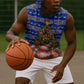 South Africa Christmas Sleeveless Hoodie African Culture Protea Flower Safari Sunset