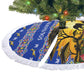 South Africa Christmas Tree Skirt African Culture Protea Flower Safari Sunset