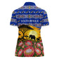 South Africa Christmas Women Polo Shirt African Culture Protea Flower Safari Sunset