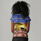 South Africa Christmas Women V-Neck T-Shirt African Culture Protea Flower Safari Sunset