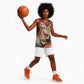 Amunet Basketball Jersey with Egyptian Queen Portrait Ancient Mythology