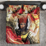 Amunet Bedding Set with Egyptian Queen Portrait Ancient Mythology