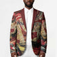 Amunet Blazer with Egyptian Queen Portrait Ancient Mythology