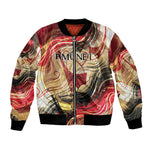 Amunet Bomber Jacket with Egyptian Queen Portrait Ancient Mythology
