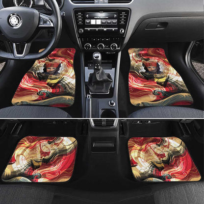 Amunet Car Mats with Egyptian Queen Portrait Ancient Mythology