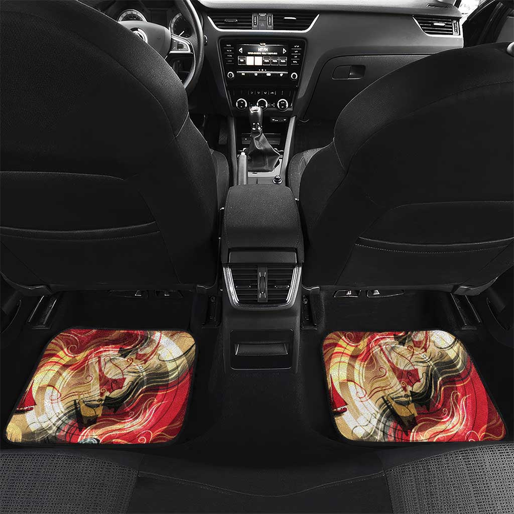 Amunet Car Mats with Egyptian Queen Portrait Ancient Mythology