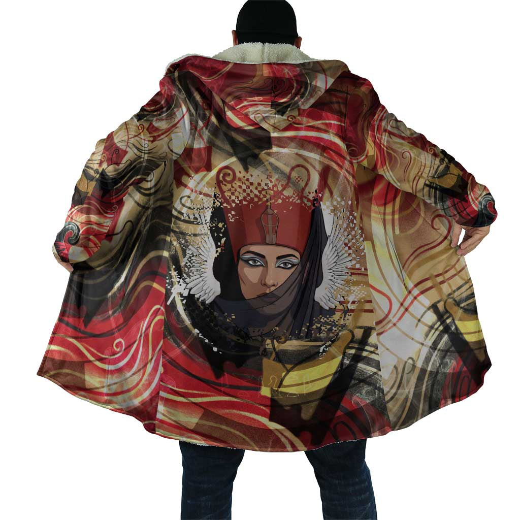 Amunet Cloak with Egyptian Queen Portrait Ancient Mythology