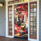 Amunet Door Cover with Egyptian Queen Portrait Ancient Mythology