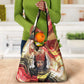 Amunet Grocery Bag with Egyptian Queen Portrait Ancient Mythology