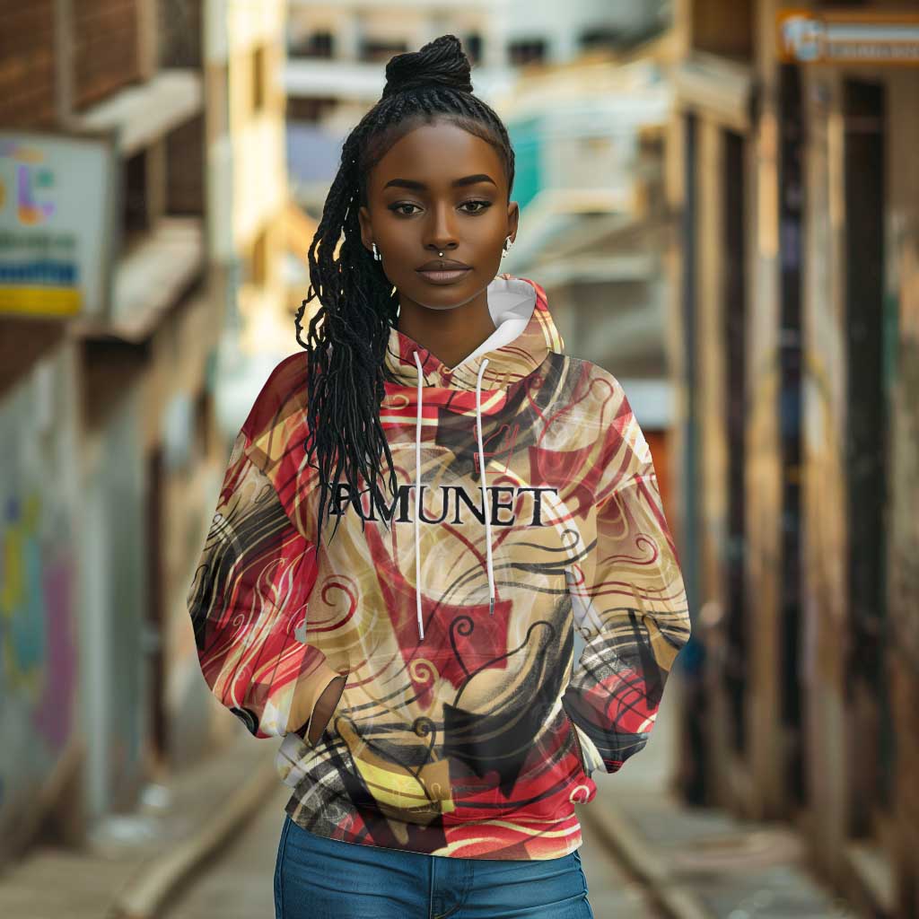 Amunet Hoodie with Egyptian Queen Portrait Ancient Mythology