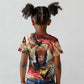 Amunet Kid T shirt with Egyptian Queen Portrait Ancient Mythology
