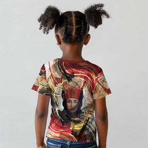 Amunet Kid T shirt with Egyptian Queen Portrait Ancient Mythology