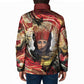 Amunet Padded Jacket with Egyptian Queen Portrait Ancient Mythology