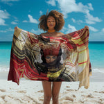 Amunet Sarong with Egyptian Queen Portrait Ancient Mythology