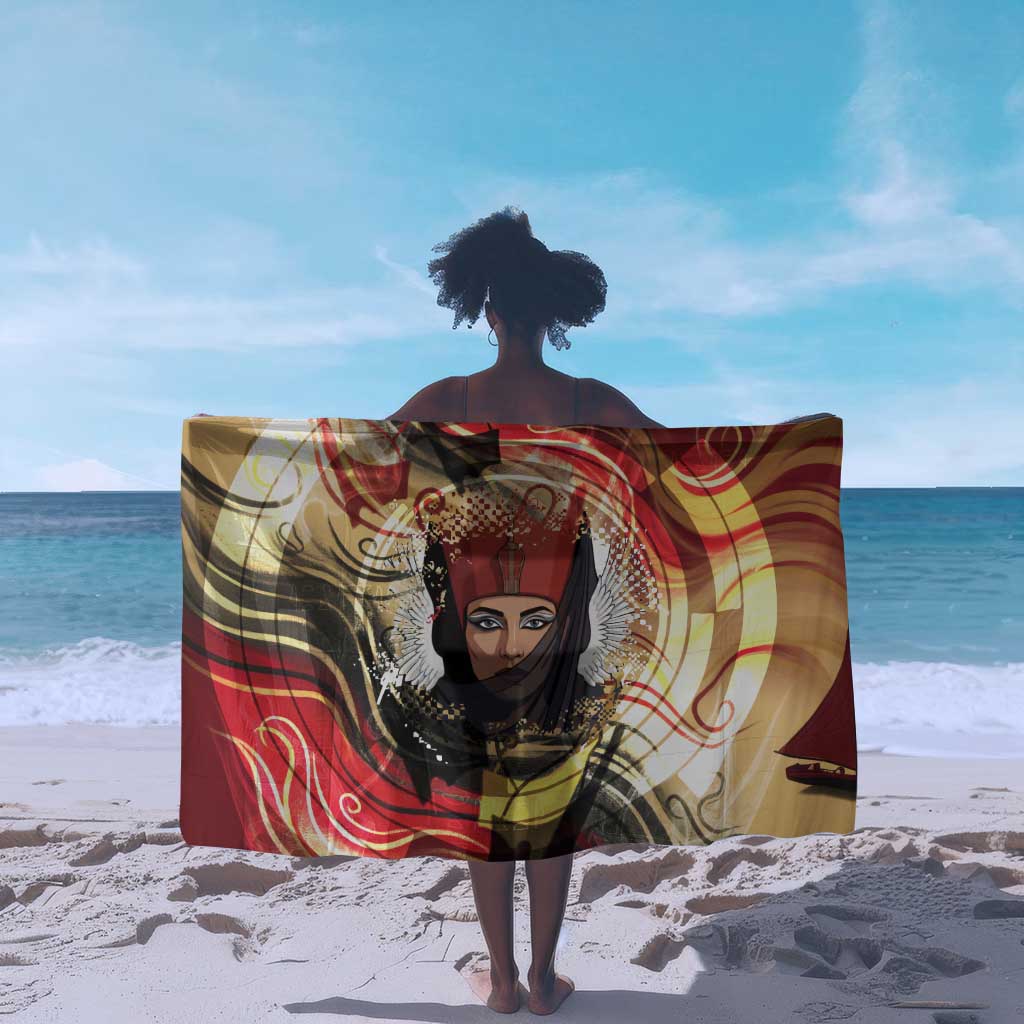 Amunet Sarong with Egyptian Queen Portrait Ancient Mythology