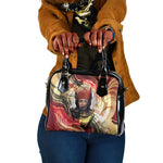 Amunet Shoulder Handbag with Egyptian Queen Portrait Ancient Mythology