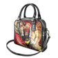 Amunet Shoulder Handbag with Egyptian Queen Portrait Ancient Mythology