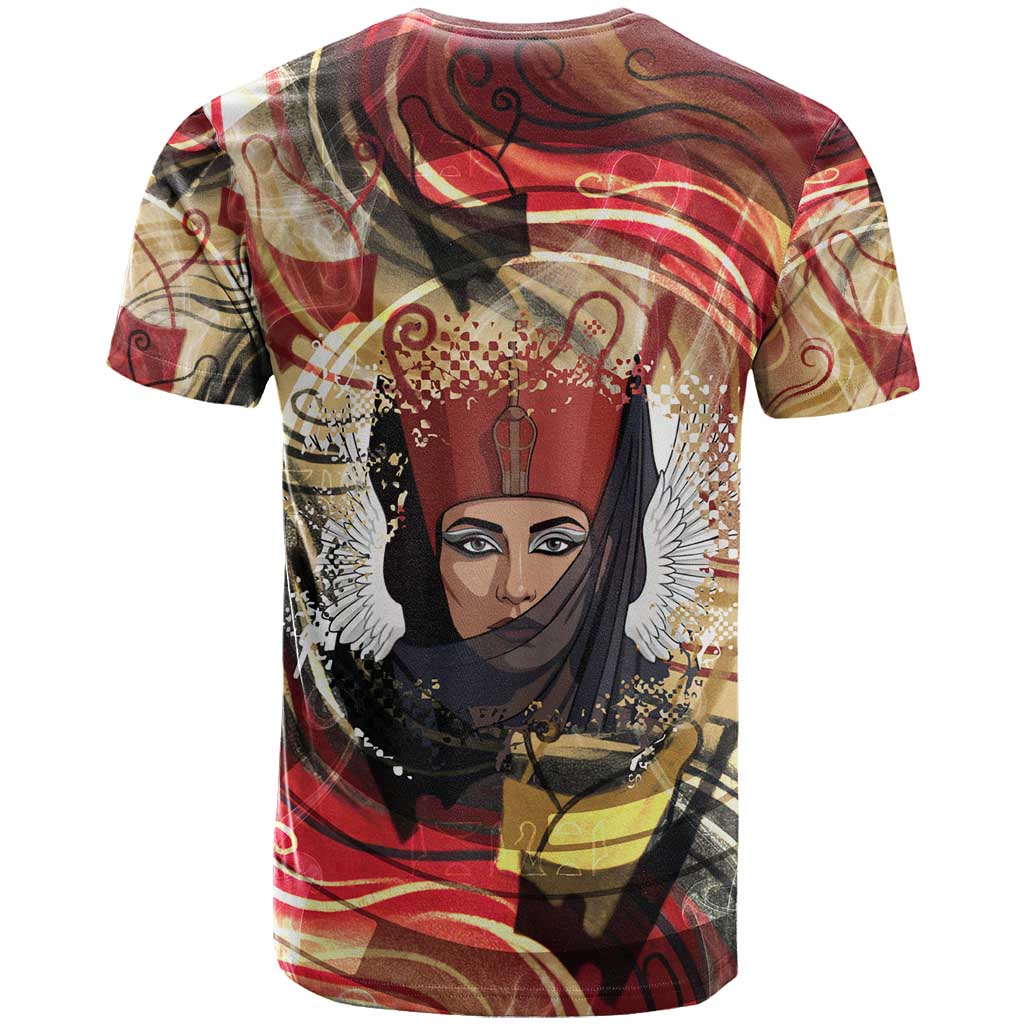 Amunet T shirt with Egyptian Queen Portrait Ancient Mythology