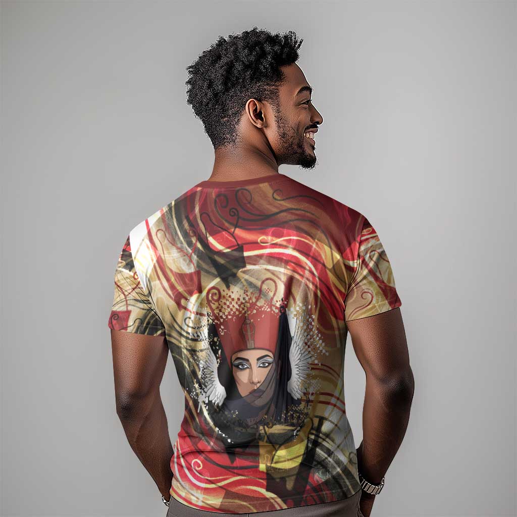 Amunet T shirt with Egyptian Queen Portrait Ancient Mythology