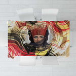 Amunet Tablecloth with Egyptian Queen Portrait Ancient Mythology