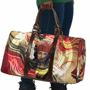 Amunet Travel Bag with Egyptian Queen Portrait Ancient Mythology