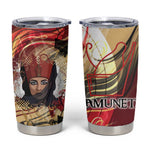 Amunet Tumbler Cup with Egyptian Queen Portrait Ancient Mythology