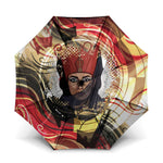 Amunet Umbrella with Egyptian Queen Portrait Ancient Mythology