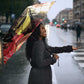 Amunet Umbrella with Egyptian Queen Portrait Ancient Mythology