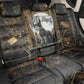 Anput Jackal Mask Back Car Seat Cover with Full Moon Egyptian Afterlife Symbolism