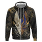 Anput Jackal Mask Hoodie with Full Moon Egyptian Afterlife Symbolism