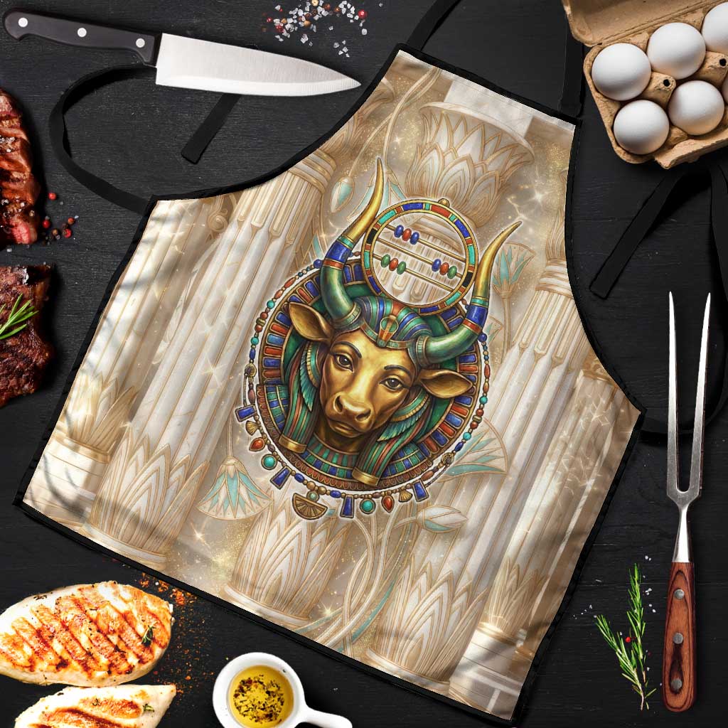 Hathor Apron with Sacred Cow Head Egyptian Fertility Symbolism