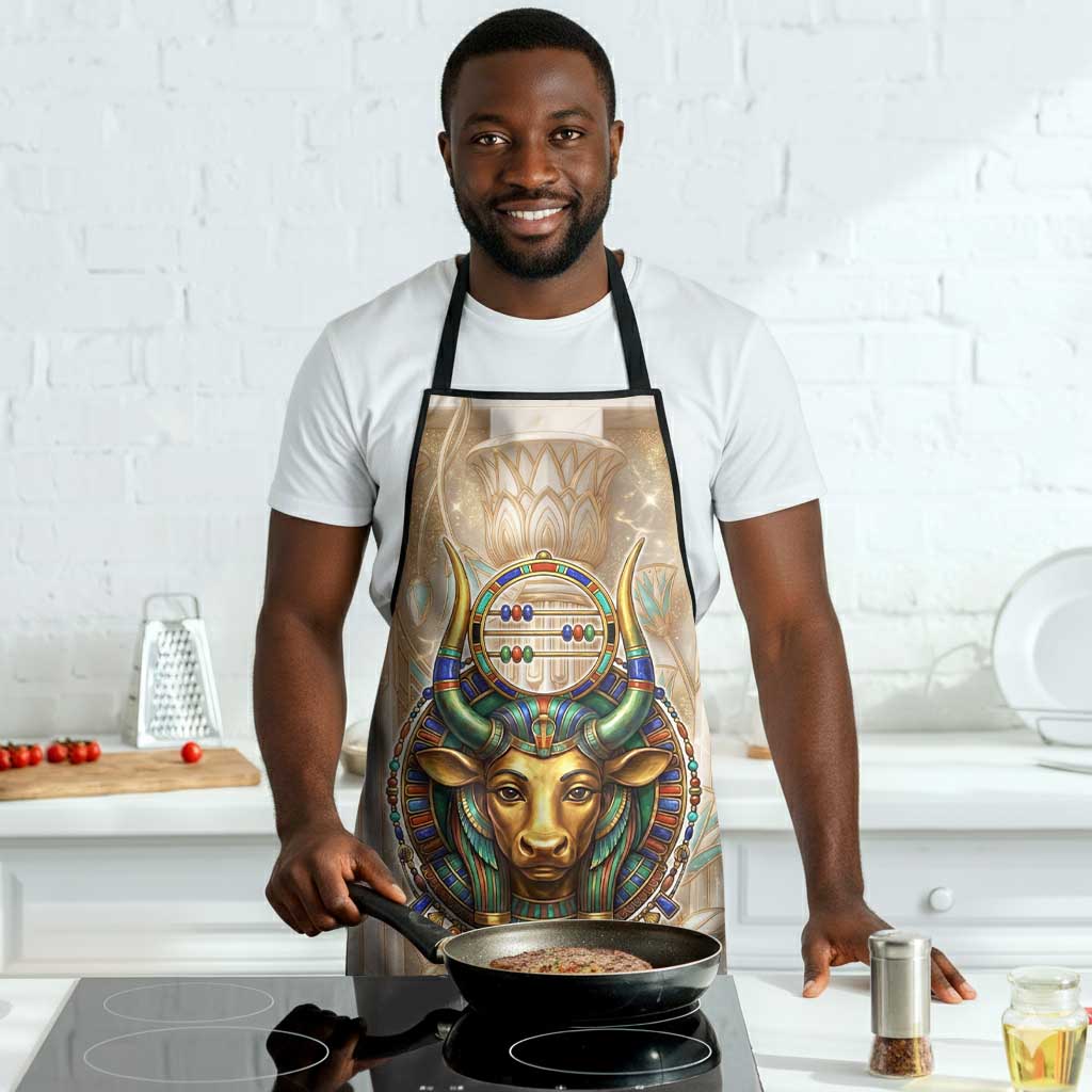 Hathor Apron with Sacred Cow Head Egyptian Fertility Symbolism