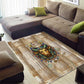 Hathor Area Rug with Sacred Cow Head Egyptian Fertility Symbolism