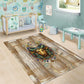 Hathor Area Rug with Sacred Cow Head Egyptian Fertility Symbolism