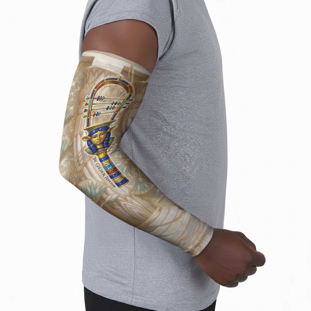 Hathor Arm Sleeves with Sacred Cow Head Egyptian Fertility Symbolism