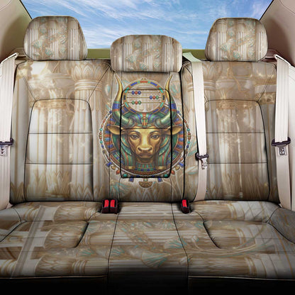 Hathor Back Car Seat Cover with Sacred Cow Head Egyptian Fertility Symbolism
