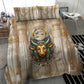 Hathor Bedding Set with Sacred Cow Head Egyptian Fertility Symbolism