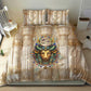 Hathor Bedding Set with Sacred Cow Head Egyptian Fertility Symbolism