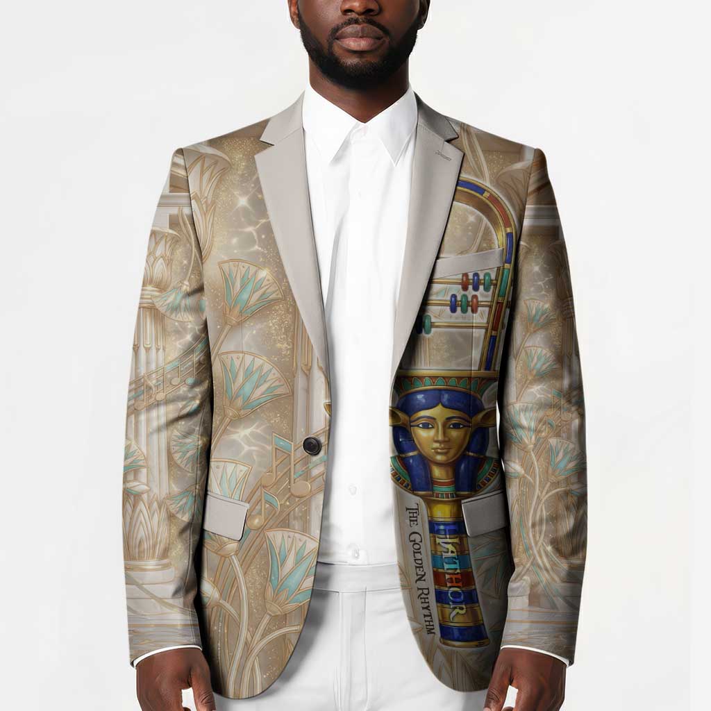 Hathor Blazer with Sacred Cow Head Egyptian Fertility Symbolism