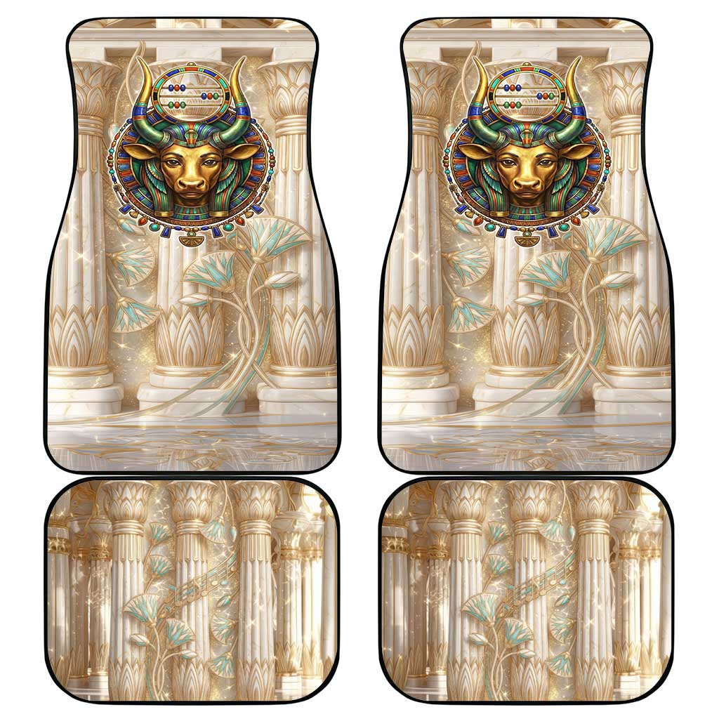 Hathor Car Mats with Sacred Cow Head Egyptian Fertility Symbolism