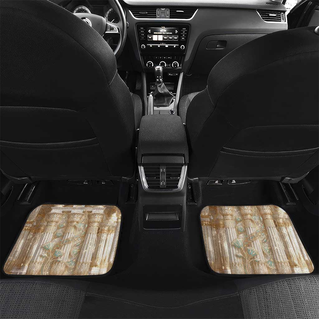Hathor Car Mats with Sacred Cow Head Egyptian Fertility Symbolism