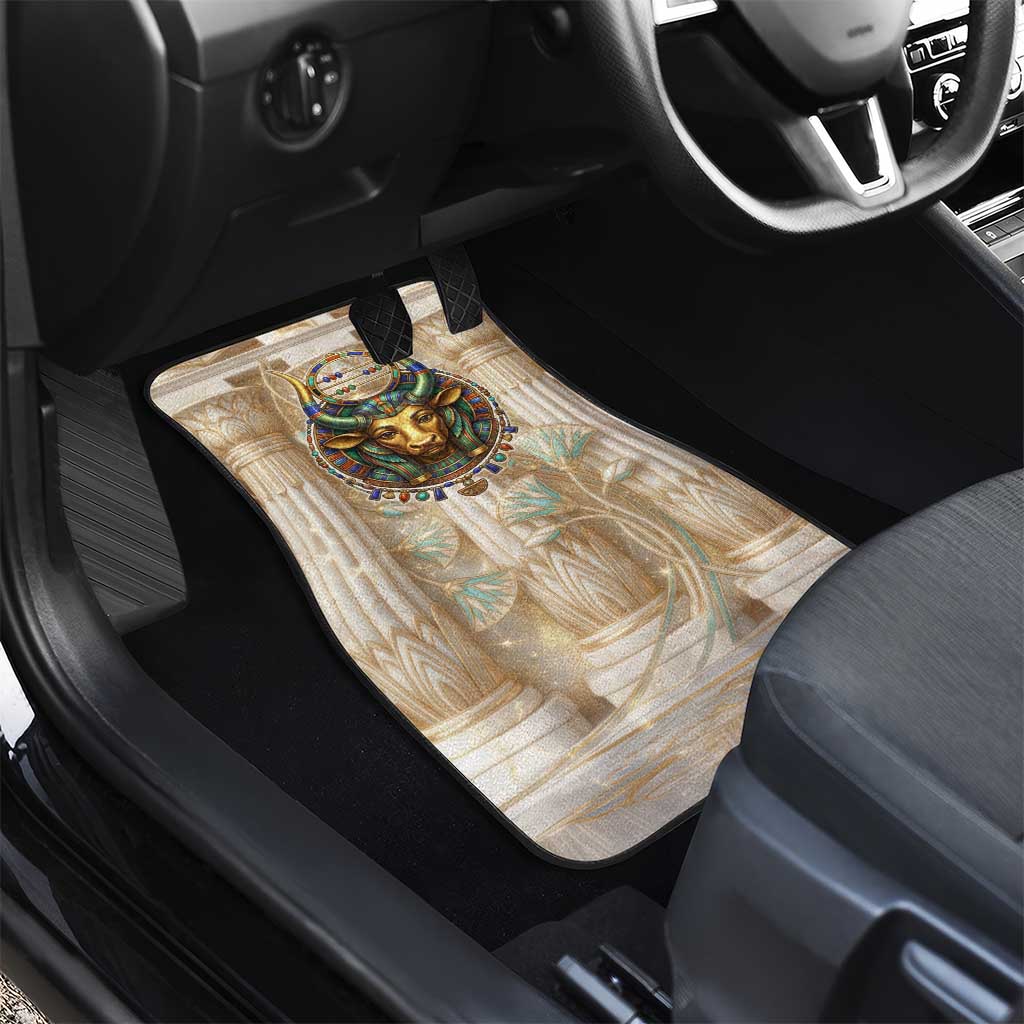 Hathor Car Mats with Sacred Cow Head Egyptian Fertility Symbolism