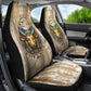 Hathor Car Seat Cover with Sacred Cow Head Egyptian Fertility Symbolism