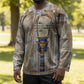 Hathor Hockey Jersey with Sacred Cow Head Egyptian Fertility Symbolism