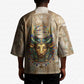Hathor Kimono with Sacred Cow Head Egyptian Fertility Symbolism