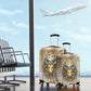 Hathor Luggage Cover with Sacred Cow Head Egyptian Fertility Symbolism