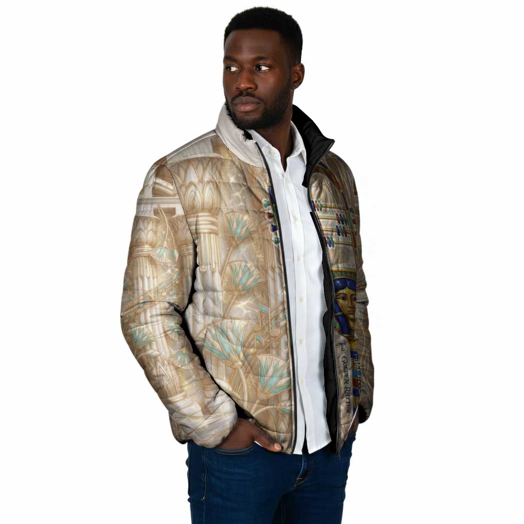 Hathor Padded Jacket with Sacred Cow Head Egyptian Fertility Symbolism